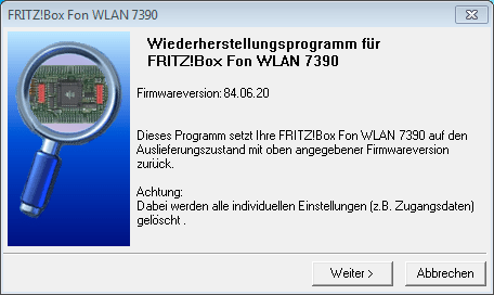 FRITZ!Box Recover 1