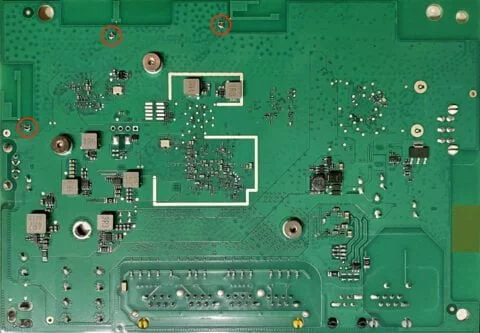FRITZ!Box 7530 AX Mainboard Rückseite