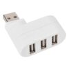 USB-Hub 2.0 - 3-Ports 180°-Drehgelenk