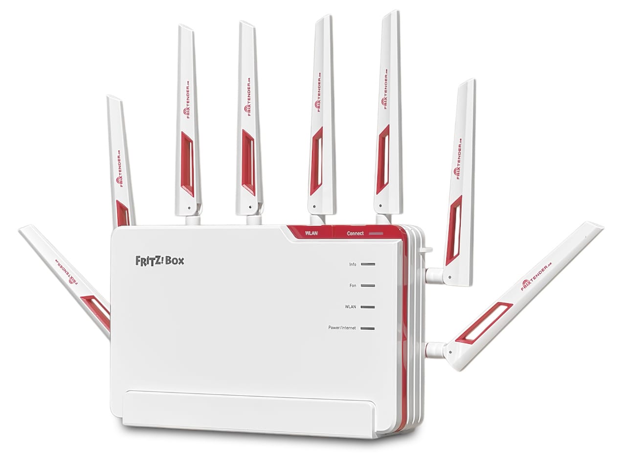 FRITZ!Box 56590 pro mit einem FriXtender-Set mit acht L3-Antennen