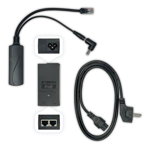PoE-Set_Adapter+Splitter PoE-Set: Adapter & Splitter