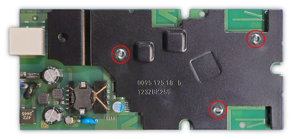 FRITZ!Repeater 2700er Mainboard Rückseite